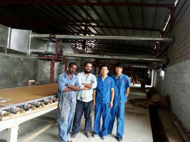 蘇丹石膏板生產(chǎn)線(xiàn)