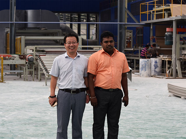 斯里蘭卡石膏板生產(chǎn)線(xiàn)